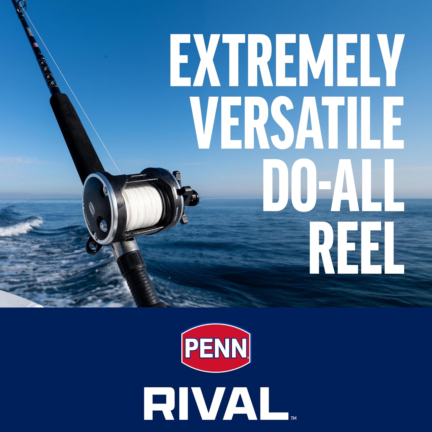 PENN Rival Level Wind Conventional Fishing Reel - Image 2